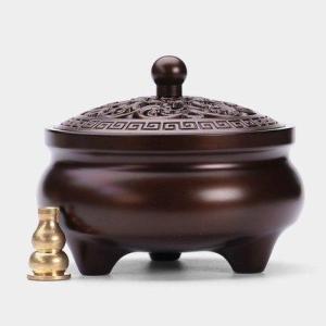 Incense Burner Red Copper Incense Holder Incense Stick Holder Insence Holder Insence Stick Insenso Burner铜香炉 檀香 艾草 沉香 香炉 香