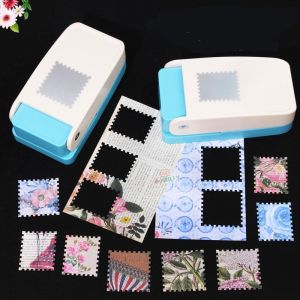 Stamp shape Craft Punch Embossing Machine Round Hole Punch Toothed Puncher Embosser