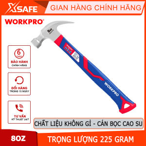 Búa nhổ đinh 225gram (8OZ) cán bọc cao su Workpro - WP241009
