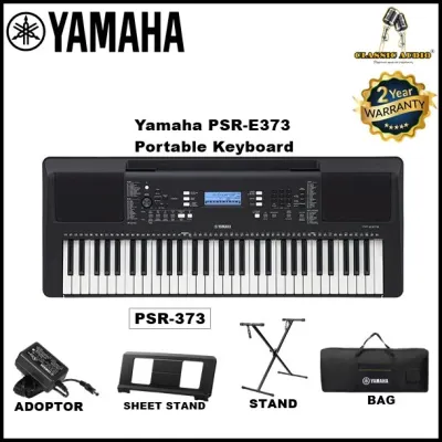 Exclusive YAMAHA Professional Keyboard PSR-E 383 DIGITAL KEYBOARD W/ ORIGINAL YAMAHA POWER SUPPLY ADAPTOR - (2-Year-OFFICIAL-Warranty) |Classic Audio(100% Original)