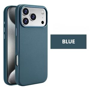 I TECH Leather Skin-Friendly Wireless Magnetic Case Compatible for iPhone 17 Air 16 15 14 13 12 Pro Max 14 15 Plus
