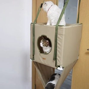 Double Layer Door Hanging Cats Hammock Bed Hanging Cats House For Indoor Cats Warm Resting House Cats Furniture