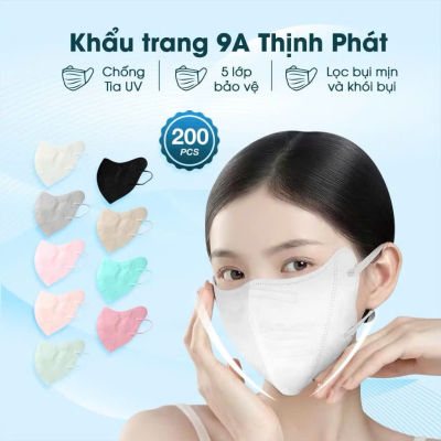 [CHÍNH HÃNG] Thùng 100 Chiếc Khẩu Trang 9A Mask Thịnh Phát Cao Cấp, kháng khuẩn, UV, bụi mịn 99,9%