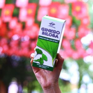 Viên uống bổ não Ginkgo Biloba NuHealth giúp cải thiện trí nhớ tăng cường tuần hoàn máu 200 viên - Chống oxy hóa mạnh - Giúp bảo vệ mạch máu và tế bào thần kinh - Hỗ trợ làm chậm quá trình lão hóa não