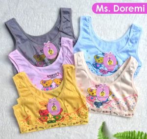 3pcs Miniset warna motif Miniset anak remaja