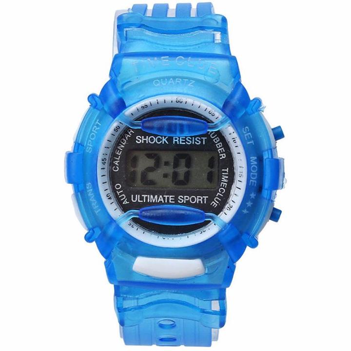 Jam Tangan Anak Time Clue Digital Watch Rubber Strap Karet Sport