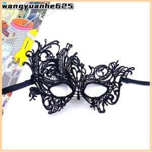 [WYH Store] 👗 Halloween Half Face Mask Luxury Masquerade Women Dress Christmas Party Cosplay Decoration Eye Mask Nightclub Lace Mask