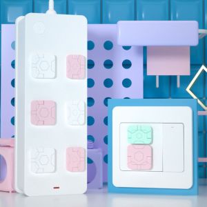 Cgue ปลั๊กนิรภัยอเนกประสงค์5ชิ้น/ล็อตปลั๊กไฟปลั๊กไฟเต้า เพื่อความปลอดภัยที่ครอบ - พลั๊กเต้า ทำให้เด็กเกิดการหวังเล็กน้อย