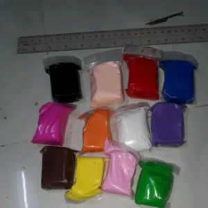 Sét 12 túi đất sét nặn nhiều màu loại 120 gam như hình