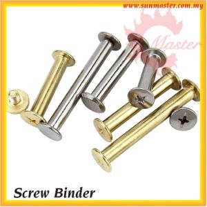 Screw Binder 6mm-100mm | Brass Binding Interscrew + Extension | Similar Chicago Screw | Hard Cover Binding Screw | 子母釘