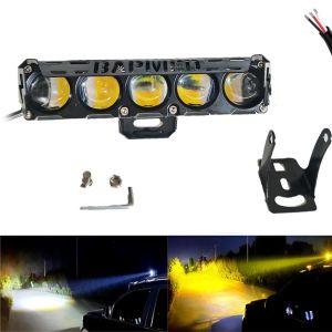 New 5-bulb Laser Shooting Lights mini driving light Full Set Projector grill 40W Motor HeadLight