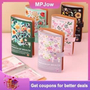 【MPJow】 A6 Colorful Money Budget Planner Binde With 50Sheets Photocards For Budgeting Money Organizer For Budget Binde