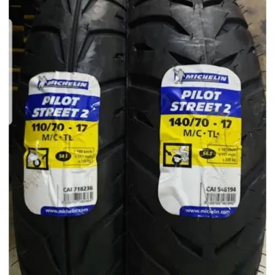 MICHELIN PILOT STREET 2 140/70-17 TUBELEES