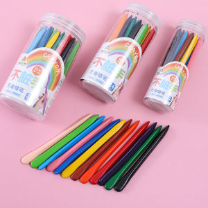 Pigment Set Painting Convenient Use Crayon No Dirty Hands Triangle Safe and Environmentally Friendly