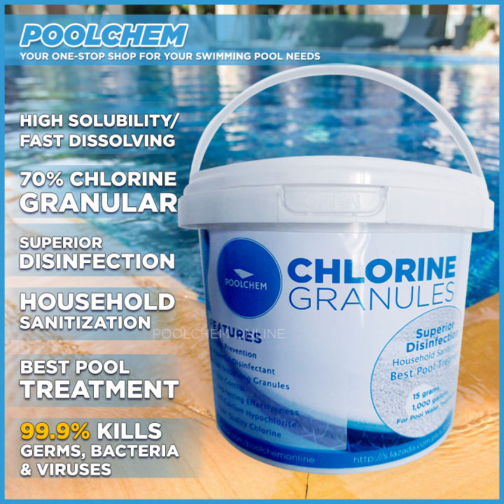 Poolchem Chlorine Granules 70% Pool Chlorine Household Disinfectant 