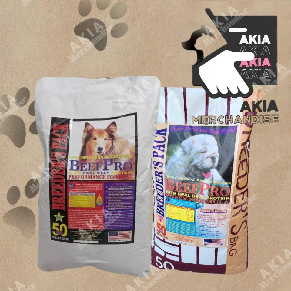 22.7kg BEEF Pro Puppy OR Adult Dry Dog Food Lazada PH