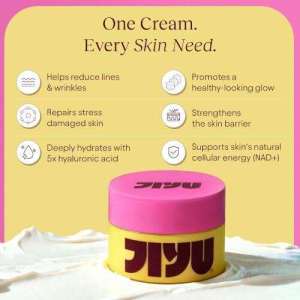 Jiyu NAD + Kem dưỡng kem dưỡng ẩm da mặt hàng ngày 50ml chăm sóc da Hàn Quốc Kem làm săn chắc làm sáng dưỡng ẩm sâu da khô xỉn mịn thích hợp cho các loại tất cả các loại da mặt & cơ thể
