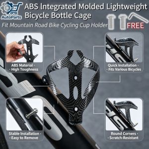 ABS Integrated Molded Lightweight Bicycle Bottle Cage Fit Mountain Road Bike Cycling Cup Holder