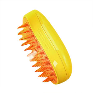 3 in1 ướt át Lược Chải Lông Chó điện phun lông mèo bàn chải con chó bàn chải hấp cho Massage Chải lông thú cưng loại bỏ rối và có lông dáng rộng  Pet Hair Brush Làm đẹp Brush