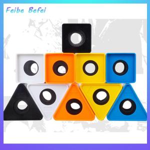 [Feibe Befei] Durable microphone interview triangular logo flag station ABS plastic