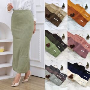 Rok span knit rok polos rok span melar rok remaja rok span panjang /rok span rajut panjang / rok rajut import / rok rajut panjang terlaris