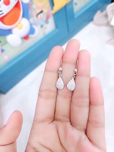 Anting Perak Asli Silver925/Anting Kait Oval Mp Full/Anting Fashion Wanita Import