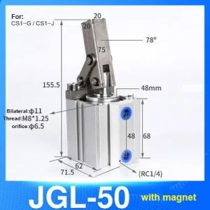 Pneumatic Clamping Rocker Arm Cylinder ALC-25 ALC-32 ALC-40 ALC-50 ALC-63 JGL-25 JGL-32 JGL-40 JGL-50 Lever Cylinder