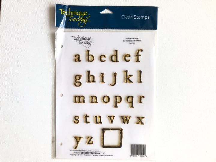 Williamsburg Lowercase Letters Large | Lazada