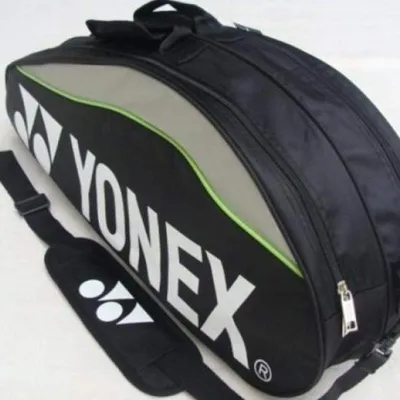 IM Free Double-deck Sport Tennis Bag Professional Tennis Racket Bag PU Badminton Backpack