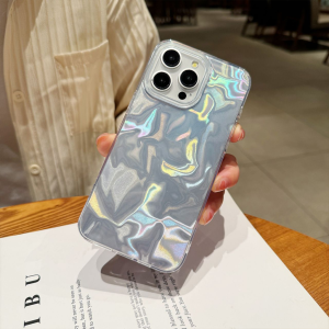 Casing Samsung A05s A14 A35 A55 A51 A31 A03s A05 A04 A04e A73 A30 A50S A50 A23 A21S A20 A30 A03 Core A02 - Softcase Hologram Feather - Full Cover - Silicone Pearl Glow - Case cewek - Bumper - Gliter Hologram