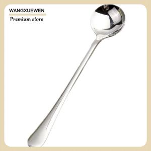 [COD] Long Handled Stainless Steel Coffee Spoon Ice Cream Dessert Tea Spoon For Picnic Kitchen Accessories Spoon Coffee Bean