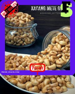 Kacang Mete Panggang Original 1kg Rasa Asin & Tawar ( Bayar di Tempat )