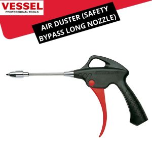 VESSEL Air Blow Gun Air Duster Safety Bypass long Nozzle No.AD-2 100S Semprotan Angin Pembersih Debu