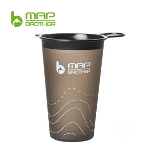 MAP BROTHER 200Ml Có Thể Gập Lại Bình Mềm TPU Bóp Cốc Nước Thể Thao Ngoài Trời Chạy Nước Cho Chạy Bộ Đi Bộ Đường Dài Đi Xe Đạp Leo Núi Marathon
