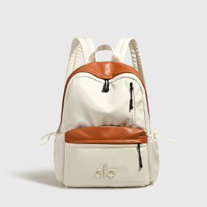 Medium Multi Pocket Casual Daypack Lightweight Wrinkle Resistant Fabric Multi Layer Storage Portable Outdoor Fitness Commute Backpack