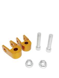 MOTOX ตัวยกโช๊ค มิเนียม สำหรับรถมอเตอร์ไซค์ หูยกโช๊ค ขายเป็นคู่พร้อมน็อต ให้ความทนทาน แข็งแรงสูง ไม่แตกหักง่าย