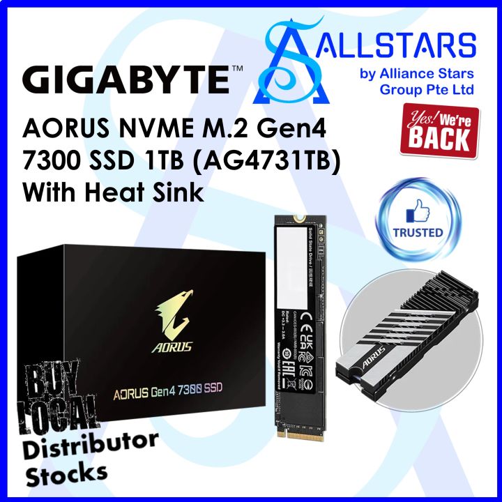 Gigabyte AORUS Gen4 7300 - Acheter Sur