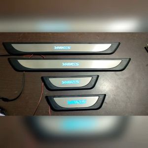 Sillplate Samping Injakan Pintu Samping Mobil Toyota All New Yaris 2014-2021 LED Import