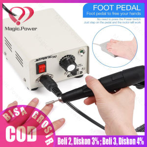 Strong 90 65W 35000RPM Professional Electric Nail Art Drill Machine Alat Kikir Kuku Nail Drill Polisher Grinding Untuk Manicure