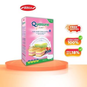 Bánh Bông Lan Quasure Light Cốm Bibica 126g - Thực phẩm dành cho người ăn kiêng tiểu đường