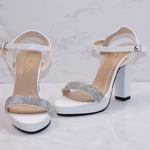 Giày Đúp cao gót nữ 11p bản ngang da mềm xoàn hở gót Đ37