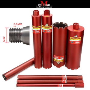(M22) 51mm 56mm 63mm 76mm 83mm Diamond Core Drill Bit / Coring Drilling Bit For Concrete/Masonry/ Brick/ Stone/ Rock