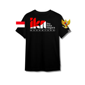 BLACK ROYCE - KAOS IKN IBU KOTA NEGARA INDONESIA NUSANTARA KALIMANTAN LOGO OFFICIAL - MERAH PUTIH - HITAM - TERBARU UNTUK TANAH AIR TERCINTA - MERDEKA