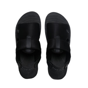 Footstep Footwear Sandal Pria Azhar - White Sendal Lebaran Haji Umroh Umrah Safar Mudik Kasual Anti Slip (Custom Print DTF)