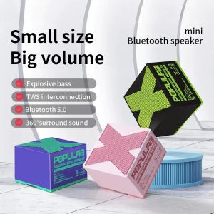 X1 Bluetooth Speaker Wireless Outdoor BT 5.0 Portable Subwoofer Stereo Surround Sound 40mm Mini Bluetooth Small Speaker