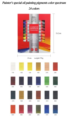 【Mi Art Supplies】Winsor & Newton Oil Painting Oil Paint Set Pigment Art Set Art Supplies