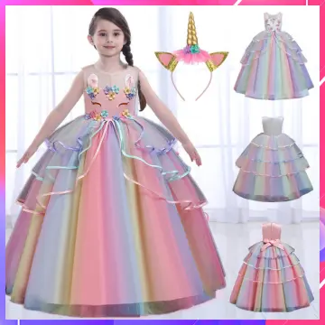 Shop Birthday Gown 7 Years Old Unicorn with great discounts and prices online Sep 2024 Lazada Philippines