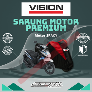 [ BAYAR DI TEMPAT ] List MERAH Sarung Bodi Motor Vision HONDA CBR Anti Air Cover Body Waterproof Selimut Penutup Pelindung Debu