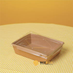 กล่องฝาใส น้องฝาใส กล่องใส่อาหาร พร้อมฝาปิด  (1แพค /25ชิ้น)