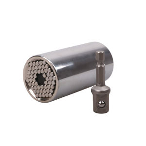 Universal Torque Wrench Head Set Socket Sleeve 7-19mm Power Drill Ratchet Bushing Spanner Key